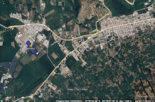 Terreno de 15 Manzanas en San Miguel Dueñas con Frente a Calle Principal – ¡Perfecto para Inversión!