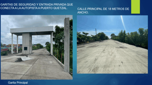 Terreno industrial en venta en KM 98.5 Sobre Autopista a Puerto Quetzal de 50 manzanas – Complejo cerca de Puerto Quetzal