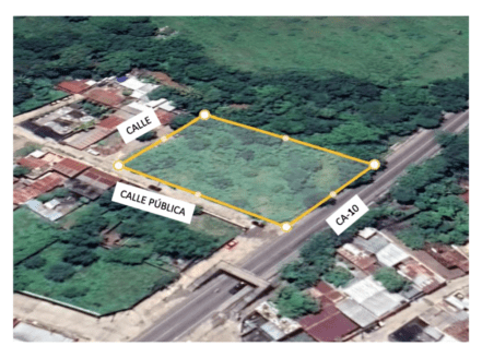 Terreno con 60 m de Frente sobre Carretera CA-10 en Renta, Estanzuela Zacapa